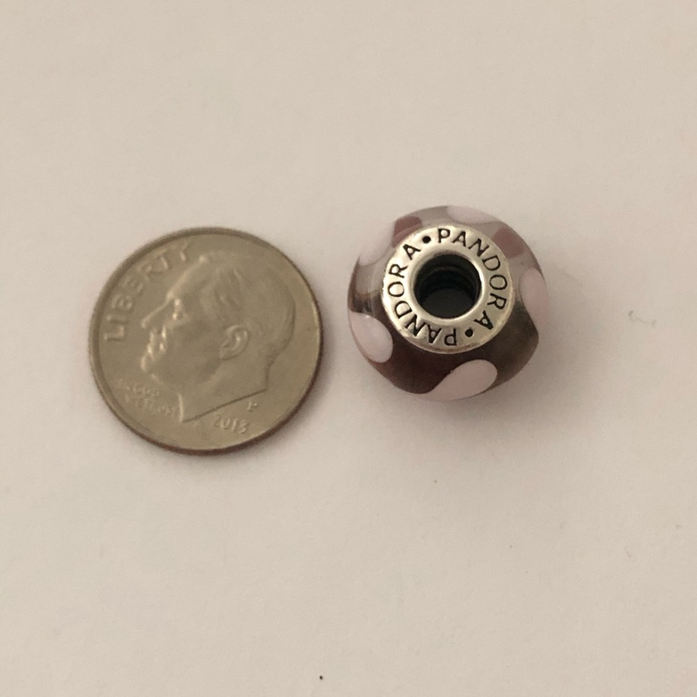 💕3/$70 Swirly Swirl Pink PANDORA 925 Charm - Picture 6 of 8